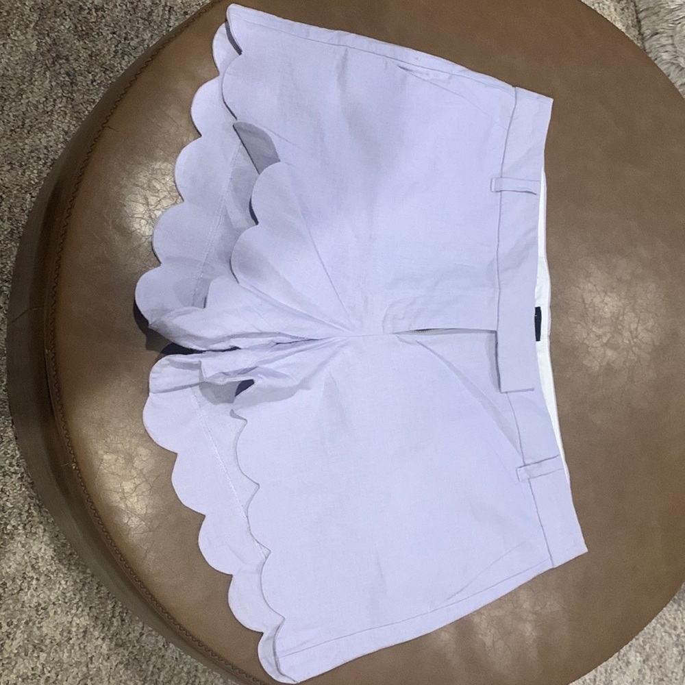 Great condition. Only worn once. Woman’s jcrew shorts. Light purple.